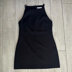 Zara Black A line Mini Dress size M